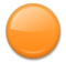 Orange Circle emoji on LG